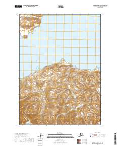 Sutwik Island C-6 SW topographic map thumbnail