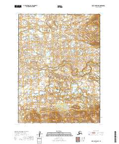 Lake Clark A-8 SE topographic map thumbnail