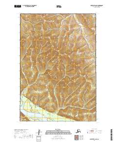 Sleetmute D-4 SE topographic map thumbnail