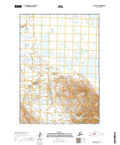 Ugashik B-4 SW topographic map thumbnail
