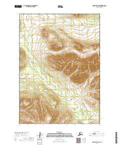 Lake Clark D-7 SW topographic map thumbnail