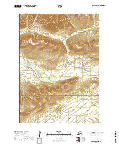 Lake Clark D-7 NE topographic map thumbnail