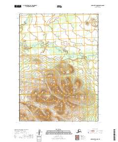 Lake Clark D-8 NW topographic map thumbnail