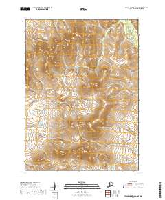 Taylor Mountains A-3 SE topographic map thumbnail