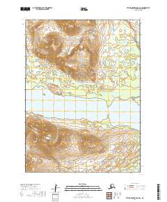 Taylor Mountains A-8 SE topographic map thumbnail
