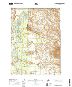 Taylor Mountains A-1 NW topographic map thumbnail