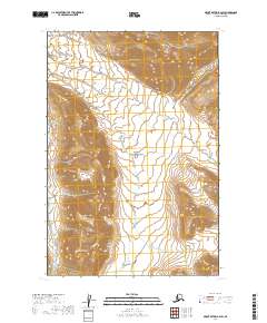 Mount Katmai B-4 SW topographic map thumbnail