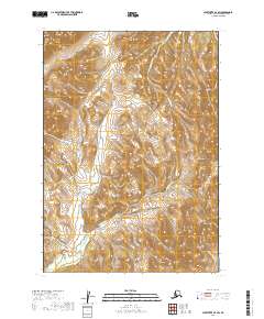 Sleetmute A-7 SW topographic map thumbnail
