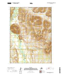 Taylor Mountains D-3 NE topographic map thumbnail