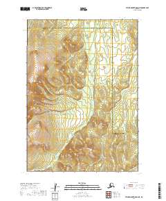 Taylor Mountains D-4 NE topographic map thumbnail