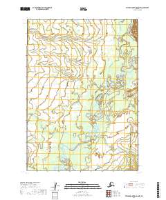 Taylor Mountains D-5 NW topographic map thumbnail