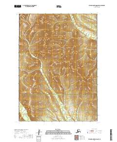 Taylor Mountains D-6 NW topographic map thumbnail