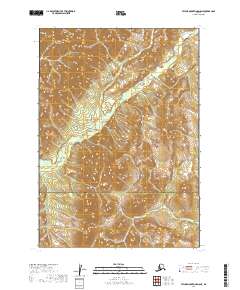 Taylor Mountains D-8 NE topographic map thumbnail
