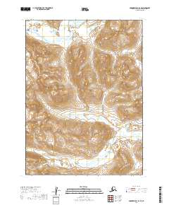 Goodnews Bay D-1 SE topographic map thumbnail