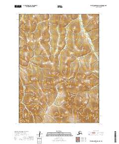 Taylor Mountains C-3 NE topographic map thumbnail