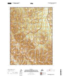 Taylor Mountains C-3 NW topographic map thumbnail
