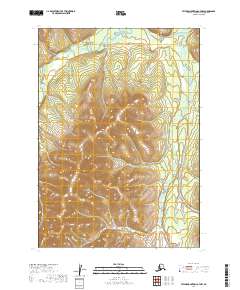 Taylor Mountains C-7 NW topographic map thumbnail
