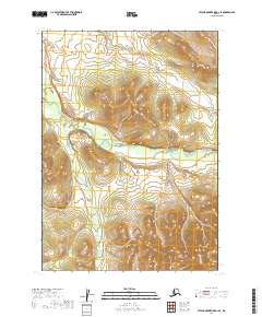 Taylor Mountains D-1 SE topographic map thumbnail