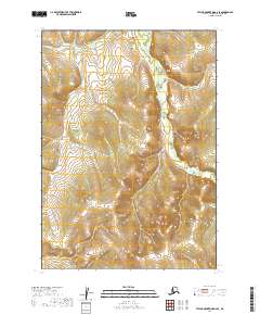 Taylor Mountains D-2 SE topographic map thumbnail