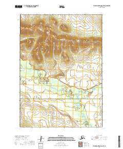 Taylor Mountains D-1 NW topographic map thumbnail