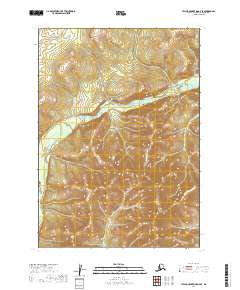 Taylor Mountains D-7 SE topographic map thumbnail