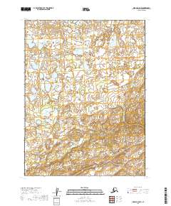 Iliamna A-8 NW topographic map thumbnail