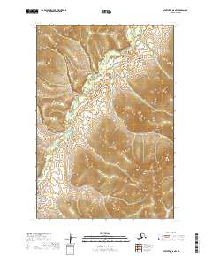 Sleetmute D-8 NW topographic map thumbnail