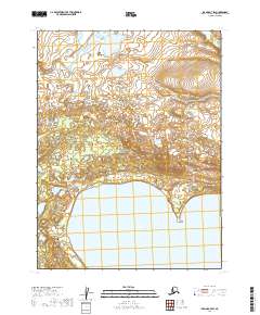 Iliamna A-7 SW topographic map thumbnail