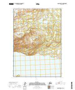 Mount Katmai C-6 NE topographic map thumbnail