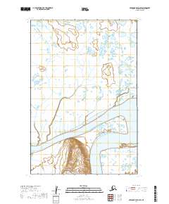Nushagak Bay D-3 SW topographic map thumbnail