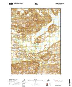 Lake Clark A-7 SW topographic map thumbnail