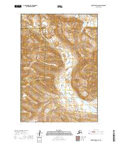 Mount Katmai A-4 SW topographic map thumbnail