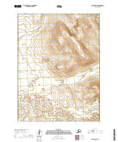 Iliamna D-7 SW topographic map thumbnail