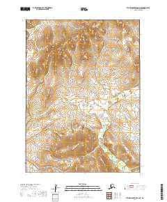 Taylor Mountains A-3 NE topographic map thumbnail