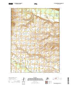 Taylor Mountains A-5 NE topographic map thumbnail