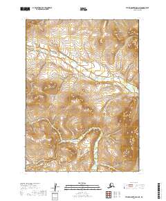 Taylor Mountains A-6 NE topographic map thumbnail