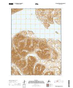 Taylor Mountains A-8 NW topographic map thumbnail