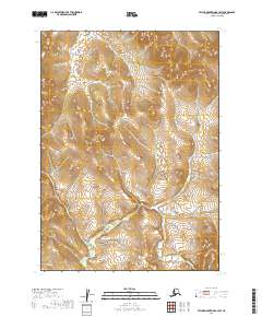 Taylor Mountains B-3 SW topographic map thumbnail