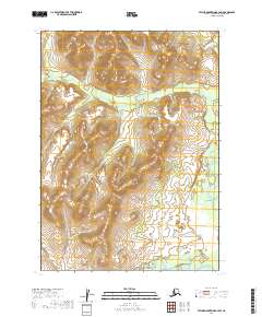 Taylor Mountains B-4 SW topographic map thumbnail