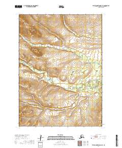 Taylor Mountains B-6 SE topographic map thumbnail