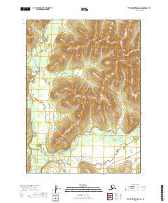Taylor Mountains B-4 NE topographic map thumbnail