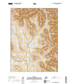 Taylor Mountains B-5 NW topographic map thumbnail