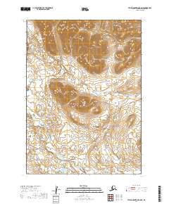 Taylor Mountains B-8 NE topographic map thumbnail