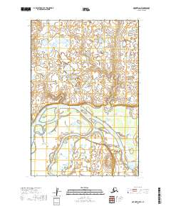 Naknek D-6 NW topographic map thumbnail
