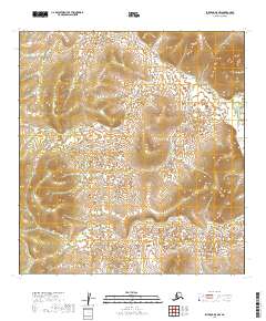 Iditarod B-5 NW topographic map thumbnail