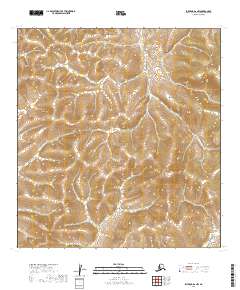 Iditarod B-6 NW topographic map thumbnail