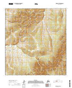 Iditarod C-4 SW topographic map thumbnail