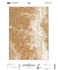 Taylor Mountains C-7 SW topographic map thumbnail