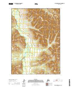 Taylor Mountains C-4 SE topographic map thumbnail