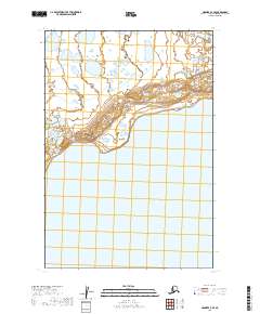 Naknek A-3 SE topographic map thumbnail